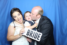 Katie and Josh's Broncos League Club Wedding Photo Booth