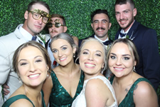 Stephanie and Kyle's Wedding Photo Booth Sandstone Point Hotel