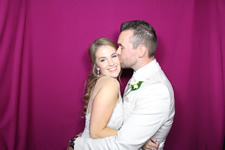 Carley and Michael Siromet Mt Cotton Wedding Photo Booth