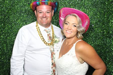 Tarra and Dave Sandstone Point Hotel Wedding Photo Booth