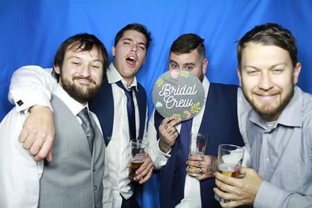 Fun with the boys. - Photo Booth Hire